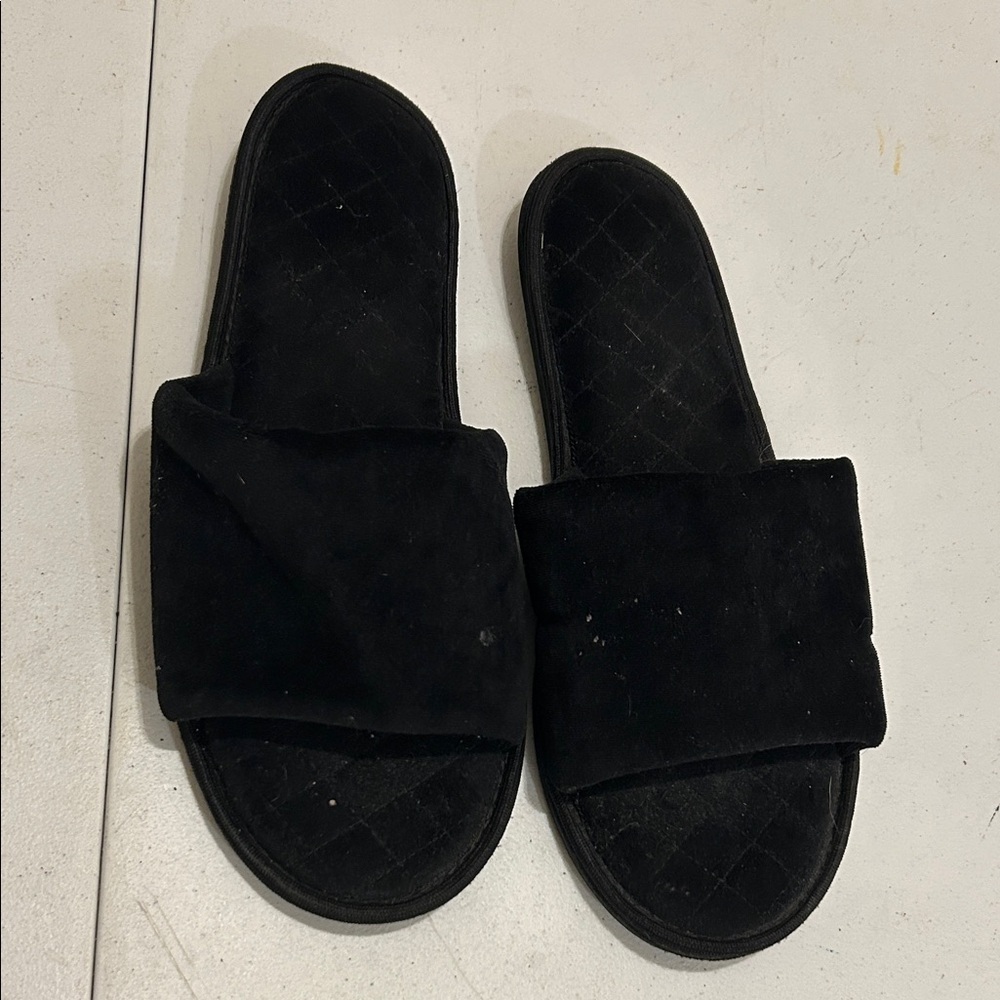 Secret Treasures Black Cloud Pattern Sandals